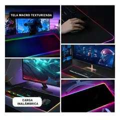 RYBIU IMPORT - Base Estetica para Gamers de Color Negro Y+Regalo Agendita