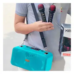 RYBIU IMPORT - Bocina con Audio Portatil en Color Celeste Y+Regalo Agendita