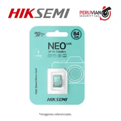 HIKVISION - MICRO SD 64GB / NEO LUX  HK-HS-TF-D3/64G