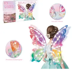 GENERICO - Alas de Ada con Luces Led que Vibran Fairy Wings
