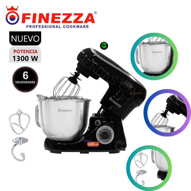 Batidora Orbital 1300W FZ-6822B 6 Velocidades - NEGRO
