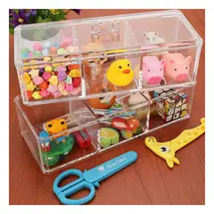 RYBIU IMPORT - Caja Modular 6x2 para Maquilla y Oficina Y+Papel de Regalo