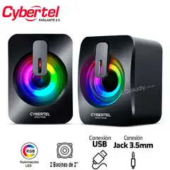 CYBERTEL - Parlante Spectrum - CBX S303 Gamer Sound RGB 20