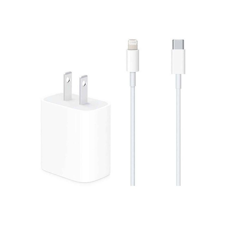 Cargador Carga Rapida + Cable Lightning para IPhone