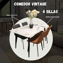 GENERICO - Juego de comedor Vintag