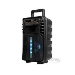 RYBIU IMPORT - Bocina Inalambrinca en KTS-1563 Negro 8 Y+Regalo Agendita