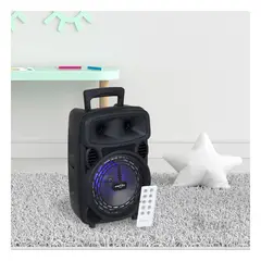 RYBIU IMPORT - Parlante con Microfono y Control en KTS-1563 Negro 8