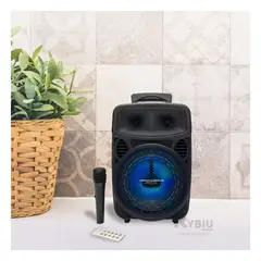 RYBIU IMPORT - Parlante Compacto KTS-1563 Negro 8 Y+Regalo Agendita