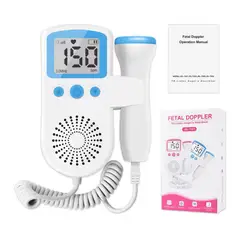 GENERICO - DOPPLER FETAL MEDIDOR DE RITMO CARDIACO COLOR AZUL