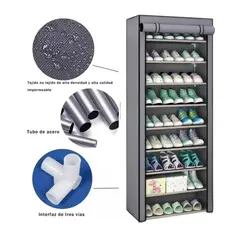 GENERICO - Organizador Zapatero Desmontable Hermético 9Niveles