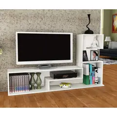 VILLA HOGAR - Centro entretenimiento TV 49 pulgadas Paracas blanco