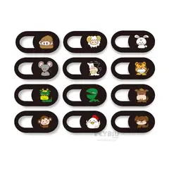 RYBIU IMPORT - Forro para Cubrir Camara Espia Color Negro Y+Gift MiniAgenda