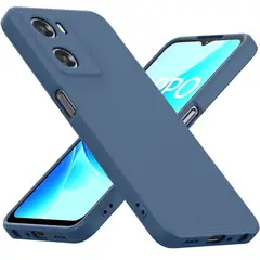 GENERICO - Funda para Oppo Reno 10 Soft Feeling Antishock Azul Resistente