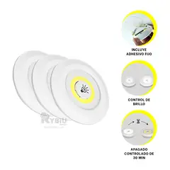 RYBIU IMPORT - Paquete Innovador de Luces Led en Blanco Y+Ligas de Regalo