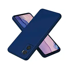 GENERICO - Funda para Motorola Moto G54 Soft Feeling Antishock Azul Resistente