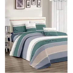 CUTE - CUBRECAMA PALMERA 5 PIEZAS EN 2 PLAZAS