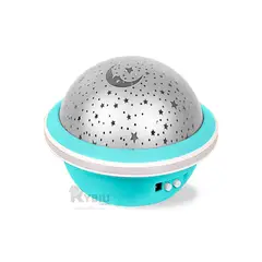 RYBIU IMPORT - Reflector Relajante para Cuarto en Celeste Y+Gift Stickers