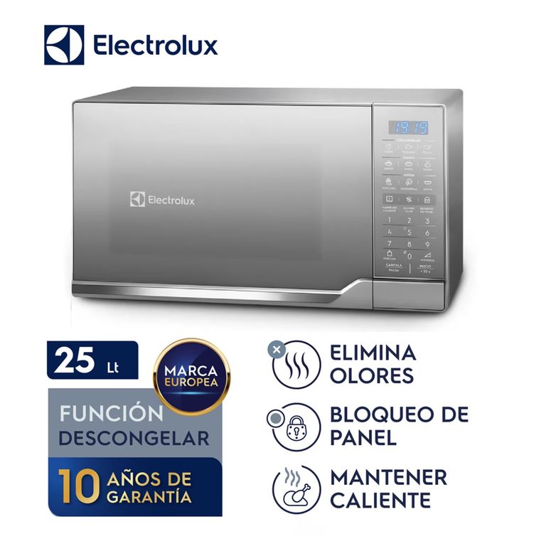Horno Microondas 25 Litros EMDO25S2GSRUG