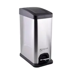 FACUSA - Papelera Selecto de 15 Litros con Pedal (35.5x21.6x47cm)