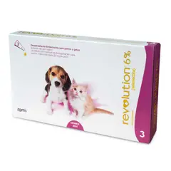 REVOLUTION - 12% X 3 Pipetas - Perros/ Gatos De Menos De 2,5kg