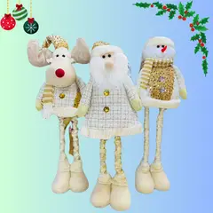 GENERICO - PACK DE 3 PATILARGAS DE 80 CM CON LUCES LED