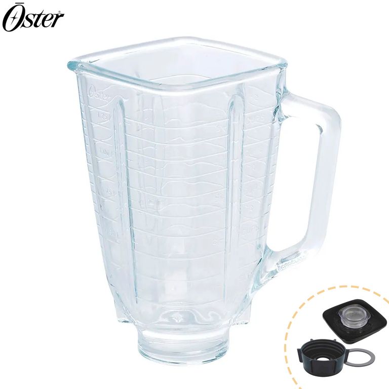 Vaso de Vidrio Boroclass y accesorios para licuadora Clásica