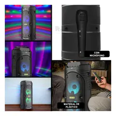 RYBIU IMPORT - Altavoz Ergonomico KMS6683 Negro Y+Ligas de Regalo