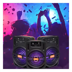 GENERICO - Parlante de Plastico de Tono Negro Y+Papel de Regalo