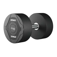 ULTIMATE FITNESS - Mancuerna Redonda PU 25 KG