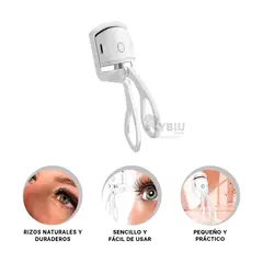 RYBIU IMPORT - Enchinador Eficiente de Color Blanco Y+Gift Stickers