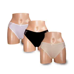 Peter Pan - Pack X3 Bikini Pierna Alta