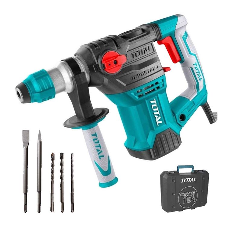 TALADRO ROTOMARTILLO SDS PLUS 1500W 850 RPM TOTAL - TH1153216