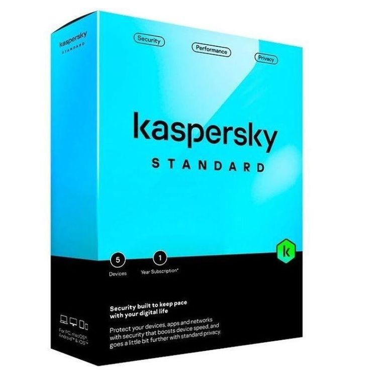 Antivirus Standard 5 Dispositivos 1 Año