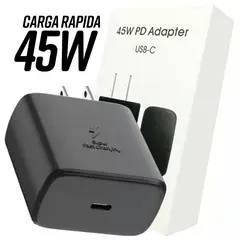 GENERICO - Cargador Cubo Compatible con Samsung 45w Carga Rápida Usb Tipo C