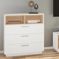 GENERICO - Aparador Moderno Yutaka Blanco R&R MUEBLES