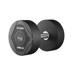 ULTIMATE FITNESS - Mancuerna Redonda PU 17.5 KG