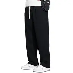 BLWOENS - Pantalones largos de primavera y otoño para hombres - Negro