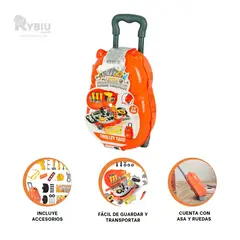 RYBIU IMPORT - Juguete para Niños en Tono Naranja Y+Gift Stickers