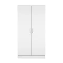 GENERICO - Ropero Moderno Kennedy 2 Puertas Blanco R&R MUEBLES