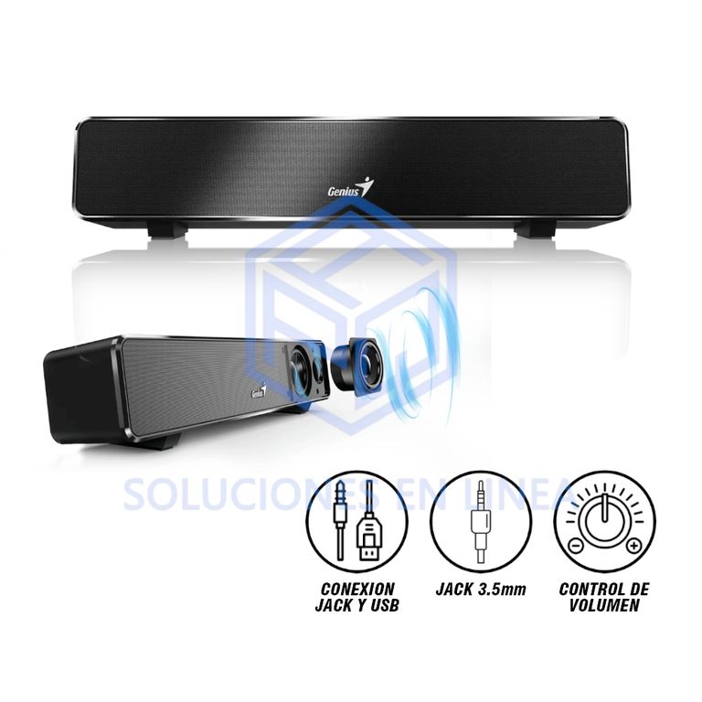 PARLANTE SOUND BAR 100 MINI USB BLACK