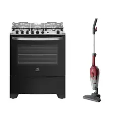 ELECTROLUX - Combo: Cocina Freestanding a Gas con 5 quemadores 76USM + Aspiradora STK13
