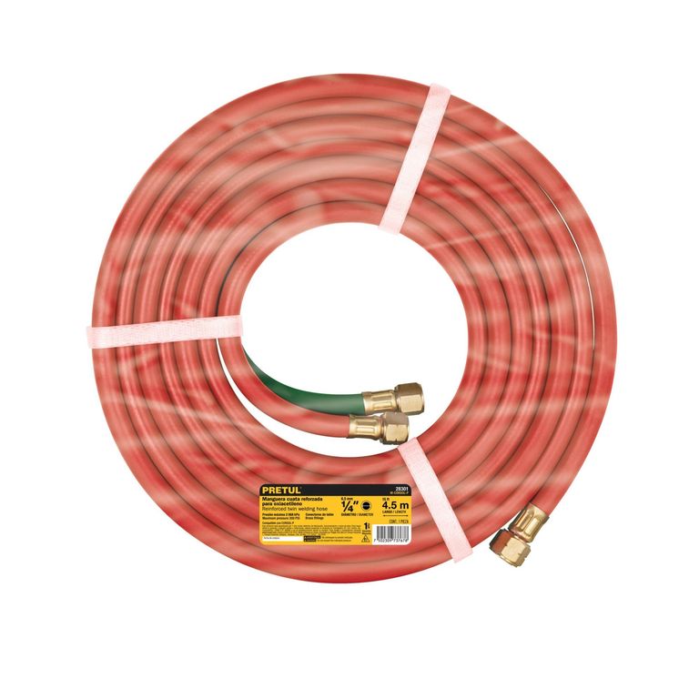Manguera Cuata De 4.5 M Para Oxiacetileno, 28301