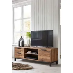 GENERICO - Mueble de TV 55" Moderno Lian Marrón R&R MUEBLES