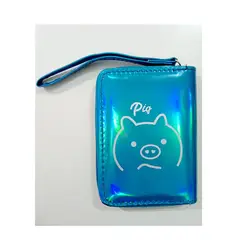 GENERICO - Billetera Monedero Pig Para Mujer Cuero Sintetico