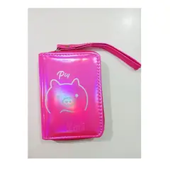 GENERICO - Billetera Monedero Pig Para Mujer Cuero Sintetico