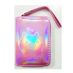 GENERICO - Billetera Monedero Pig Para Mujer Cuero Sintetico