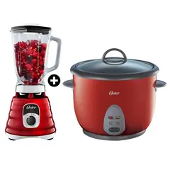 OSTER - Combo Licuadora BLST4126R + Arrocera 1700R