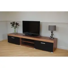 GENERICO - Mueble de TV 55" Sydney 180 cm color Marrón y Negro R&R MUEBLES