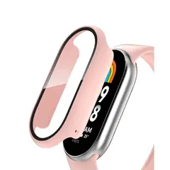 GENERICO - Case Bumper para Xiaomi Band 9 - Nude Pink
