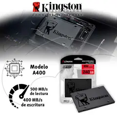 KINGSTON - Unidad Sólido 480 GB SSD 2.5" SATA